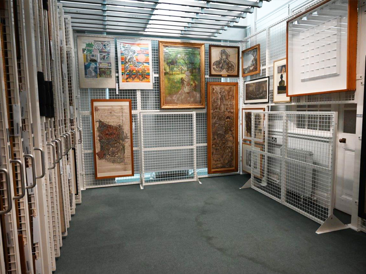 Artwork Racking for Museums