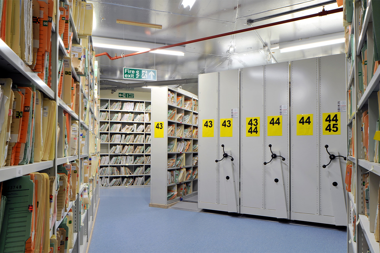 Hospital High Density Record Storage 