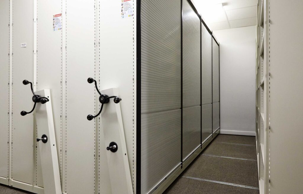 HMP Berwyn Mobile Shelving - Prison Storage 