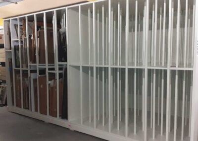 Vertical Art Storage Solutions from Rackline