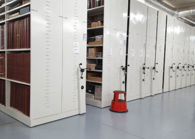 The Prince Philip Maritime mobile Shelving