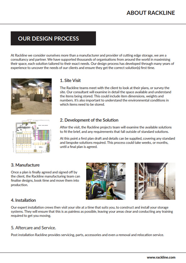 Rackline Storage Solutions Brochure