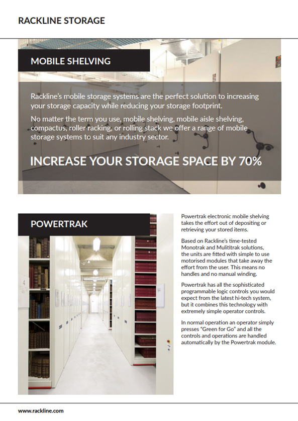 Rackline Storage Solutions Brochure