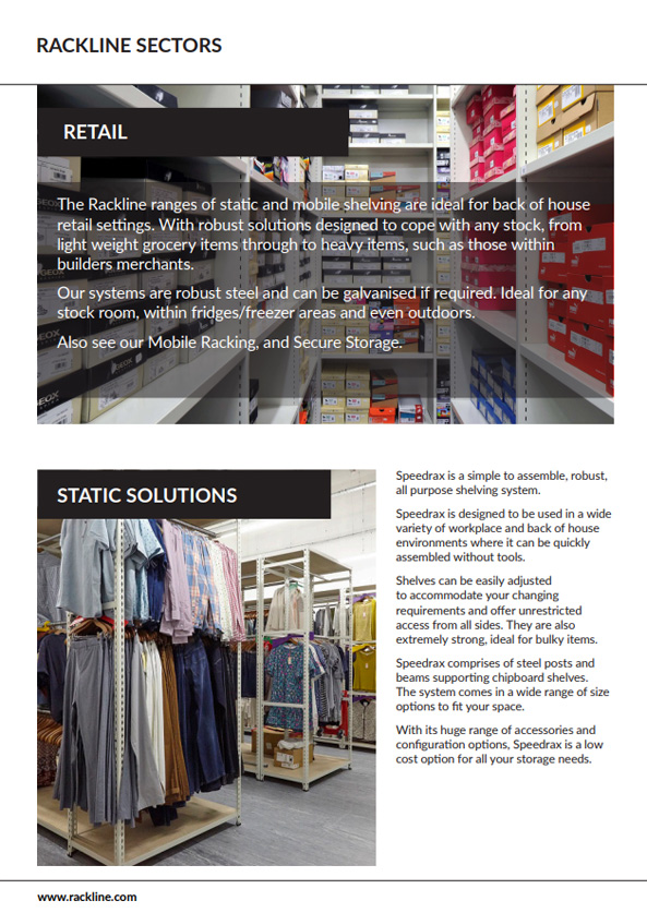 Rackline Storage Solutions Brochure