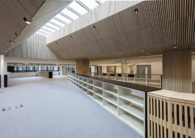 Steel Library shelving for London Southbank University