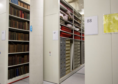 Manchester Central Library - Electronic Roller Racking for its archives