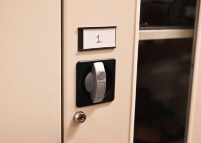 Secure locks on Museum Cabinets