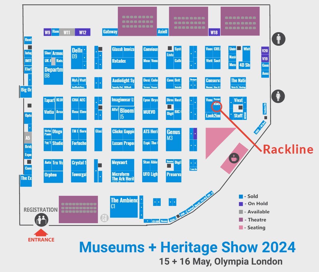 Museums and Heritage Show 2024 - Map