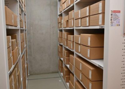 Archive Storage - Rolling Racking - Mercers Company