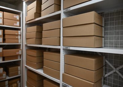 Archive Storage - Static Shelves - Mercers Company