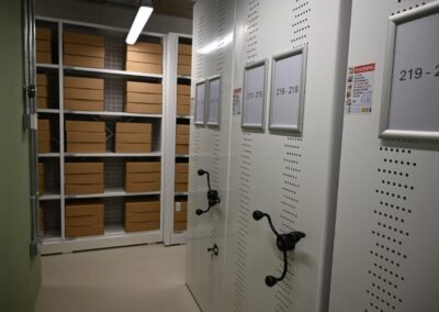 Archive Storage - Static and Mobile Shelving - Mercers Company