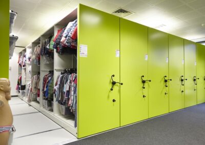 Roller Racking for Clothes Stores