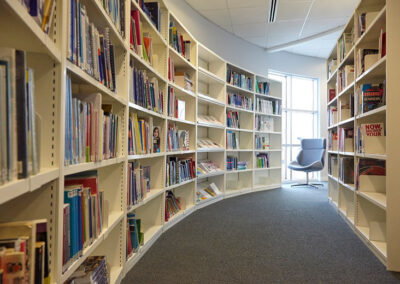 Static Library Shelving at West College Scotland