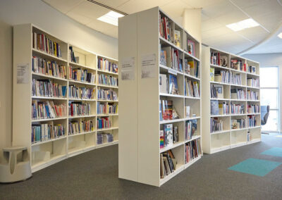 Static Library Shelving at West College Paisley