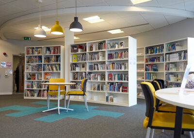 Static Library Shelving at West College Campus