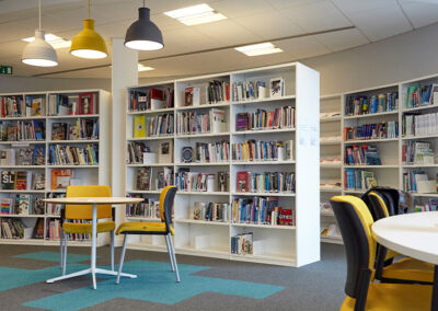 Static Library Shelving at West College