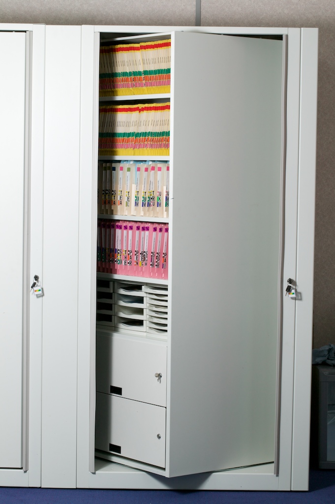 File Storage - Rackline Pirouette Rotary Filing Cabinet