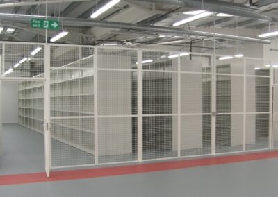 Wire Mesh Partition Secure cage